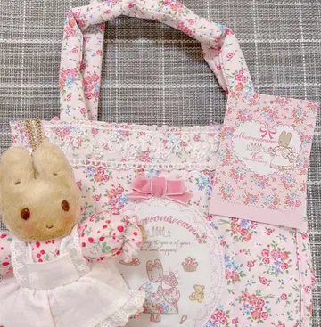 마론크림 토트백 마스코트 백참