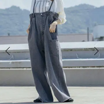 니코앤드 Make staff'25 멤버 서스펜더 와이드 팬츠 살로펫 L