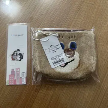FEILER 러브러리 페이러 파우치 도 업 테디 파우치 L 바닥 있음