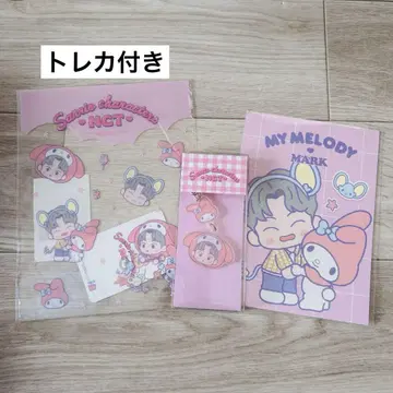 NCT 마크 산리오 콜라보 키링 스티커