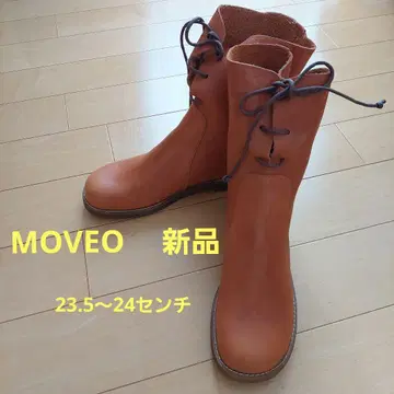 새상품 MOVEO 가죽 부츠 23.5~24cm