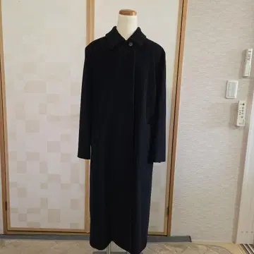 블랙 롱 코트
