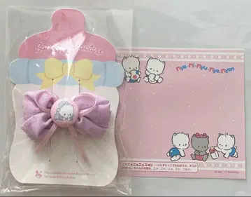 당시물 산리오 냐니뉴네뇽 헤어 클립 앞머리 클립 헤이세이 레트로