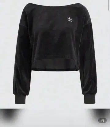 adidas 캐주얼 오버 사이즈 숄더 컷 아웃 풀오버 벨로아