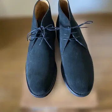 [ 미사용 ] 버윅 Berwick 27cm 처카 부츠 스웨이드 블랙 컬러