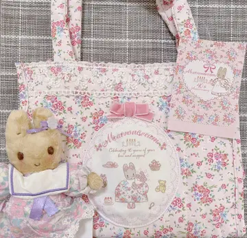 마론 크림 토트백 마스코트 백참