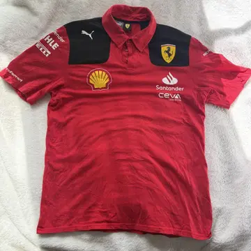 F1 2023 페라리 F1-75 르클레르 사인츠 피케 셔츠 M