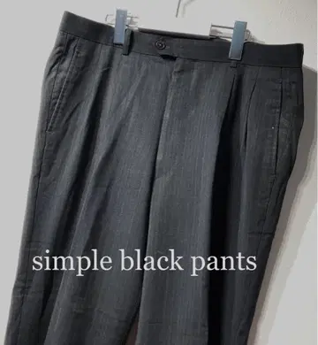 simple black pants 슬랙스