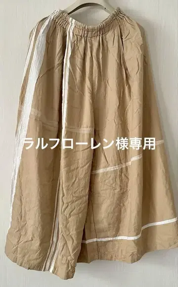타마키 니이미 베이지, 나카가와 마사시치 상점 린넨, 함께 와이드 팬츠