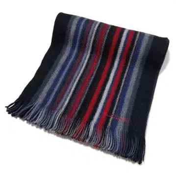 폴 스미스 머플러 스트라이프 울 리버서블 블랙 계열