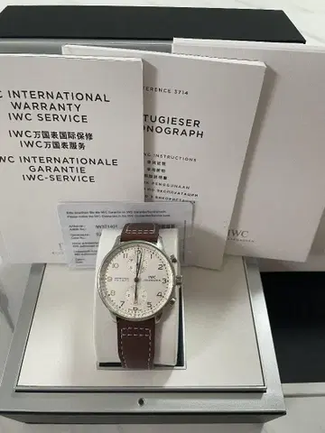 IWC IW371401 포르투기저 크로노그래프 자동 와인딩