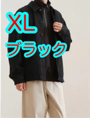 UNIQLO U 오버사이즈 컬러 데님 자켓 블랙 XL