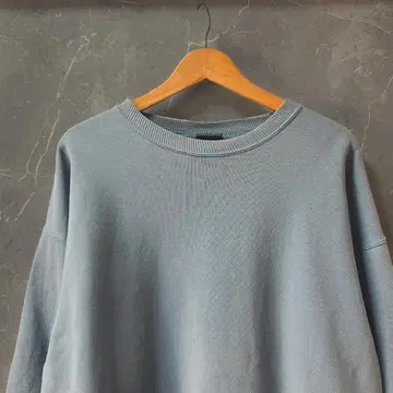 USA 90s HABITAT 무지 맨투맨 XL 블루 계열