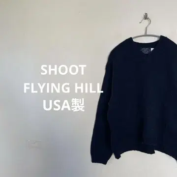 SHOOT FLYINGHILL USA제 니트 네이비