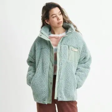 ROXY 보아 자켓 민트 그린 M