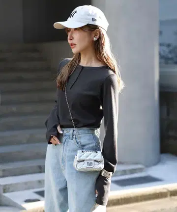 앞뒤 2WAY 라메 리브 헨리넥 풀오버