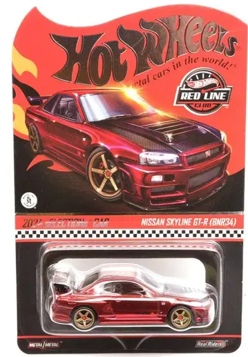 핫휠 셀렉션즈 - 닛산 스카이라인 GT-R (BNR34)