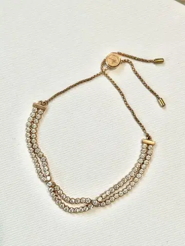 Swarovski 더블 스트랜드 팔찌