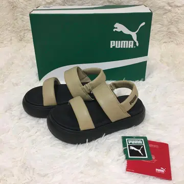 [ 새상품급 ] PUMA 마유 퍼프 샌들 베이지