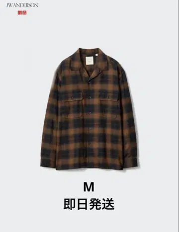 JW ANDERSON 브러쉬드 코튼 오버 사이즈 셔츠 M 사이즈
