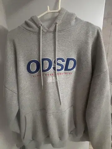 ODSD 그레이 후드 부착 후드티