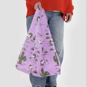 BAGGU 스누피 에코백