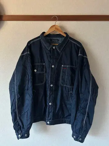 90s Nautica 네이비 데님 나일론 자켓 리버서블