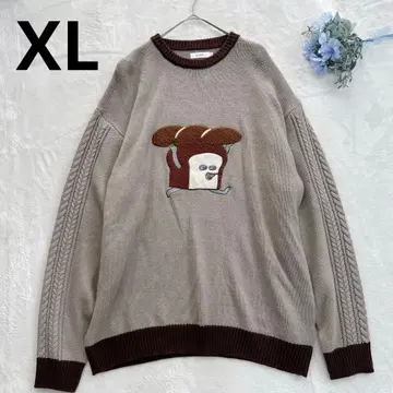 그라니프 빵도둑 콜라보 니트 스웨터 상의 XL