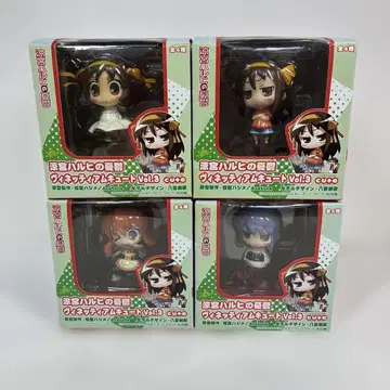 스즈미야 하루히의 우울 피규어 컬렉션 Vol.3 전 4종 세트