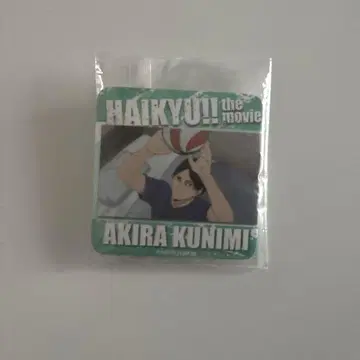 하이큐!! 캔뱃지 쿠니미 신배지 재능과 센스 아오바죠사이