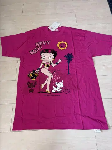 BETTY BOOP 핑크 T셔츠 데드스탁