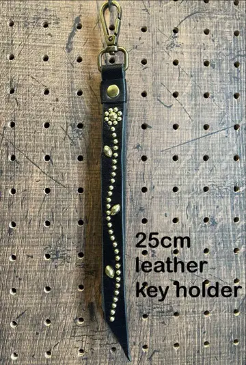 25cm 가죽 스터드 키링 CALEE, schott, HTC 좋아하는 분