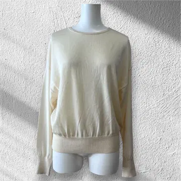 새상품급 UNTITLED 언타이틀 니트 풀오버 양모 실크 캐시미어