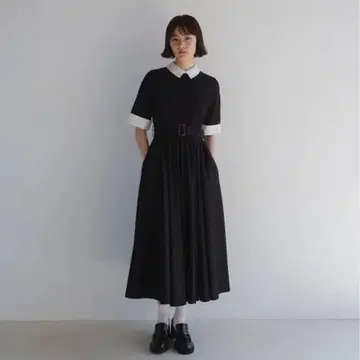 foufou the dress 22 바이컬러 원피스