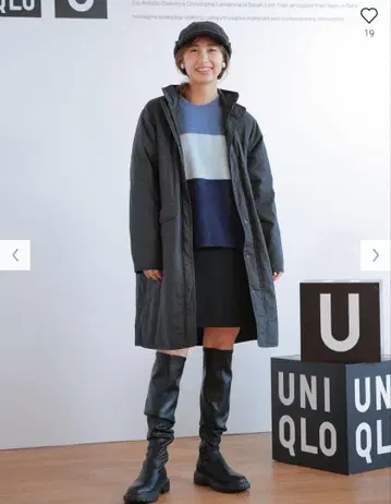 UNIQLO 패디드 논퀼트 코트 M
