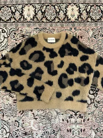 Ray BEAMS 레오파드 니트