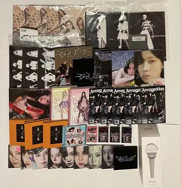 aespa 카리나 지젤 윈터 닝닝 앨범 응원봉 세트