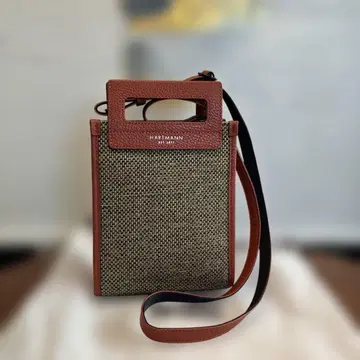 Hartmann 트위드 페블 탑 핸들 크로스바디 S 재가격 인하!