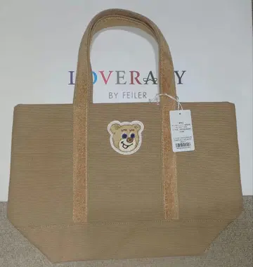 익일 배송 라브러리 올드 테디 와펜 토트백 소 베이지