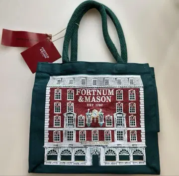 FORTNUM & MASON 크리스마스 한정판 토트백 택 포함 새상품