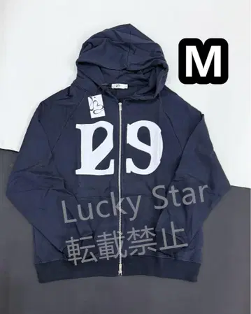 ILLIGO 129 LOGO 후드 부착 후드티 M 네이비 29