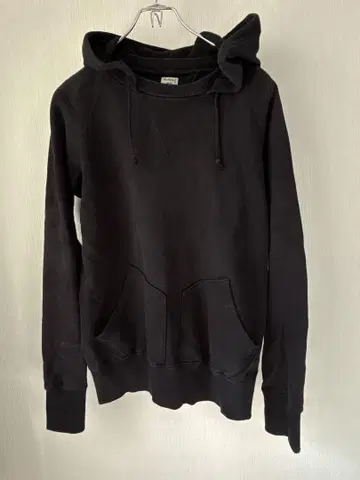 헬스니트 후염 블랙 후가공 후디 후드티