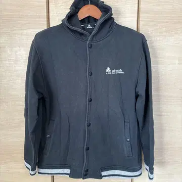 airwalk 에어워크 후드 부착 후드티 블랙 블랙