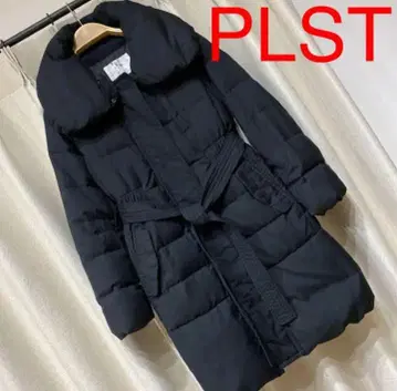 PLST 다운 코트 블랙 size2