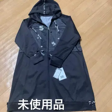 후드 부착 블랙 자켓 미사용 M.