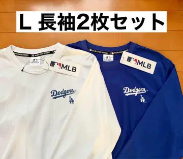 새상품 MLB 다저스 롱티 남성용 메쉬 L 긴팔 2장 세트