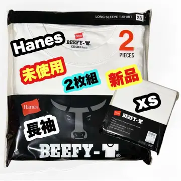 Hanes BEEFY-T 2장 세트 XS