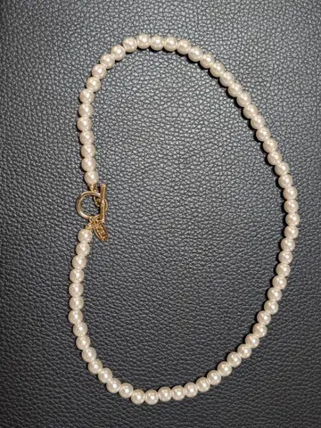NOELA 화이트 펄 목걸이 40cm