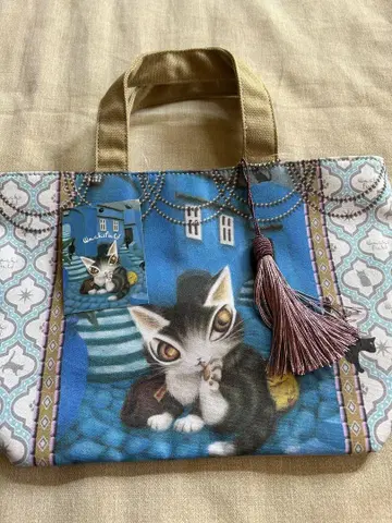 와치필드 다얀 파란 거리 토트백