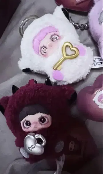 Maymei 메이메이 I Love You 봉제 인형 악마 천사 세트